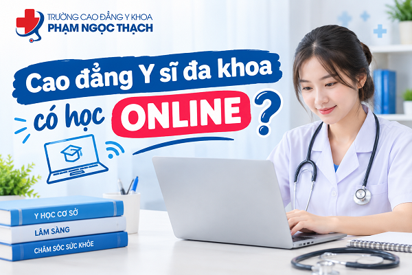 Cao đẳng Y sĩ đa khoa có học online không?